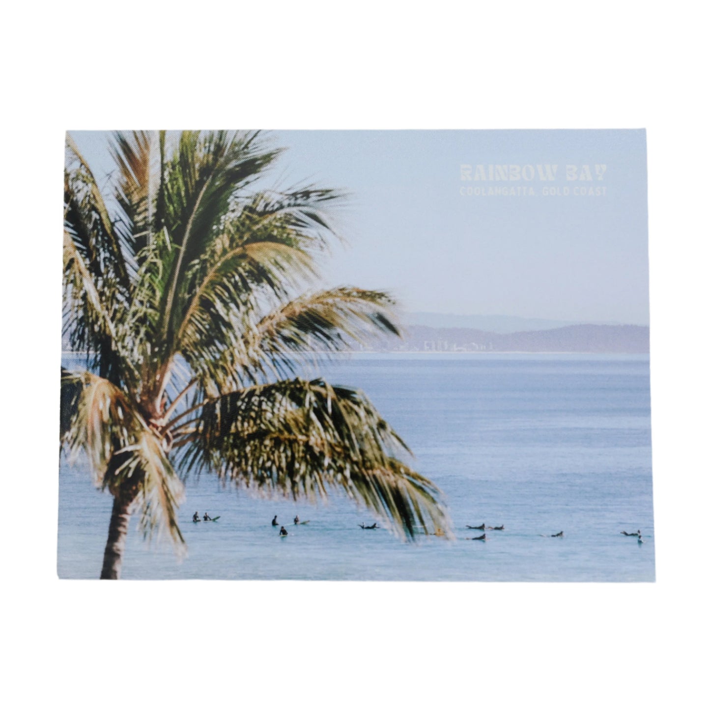 Saturday Surf At Rainbow Bay Card